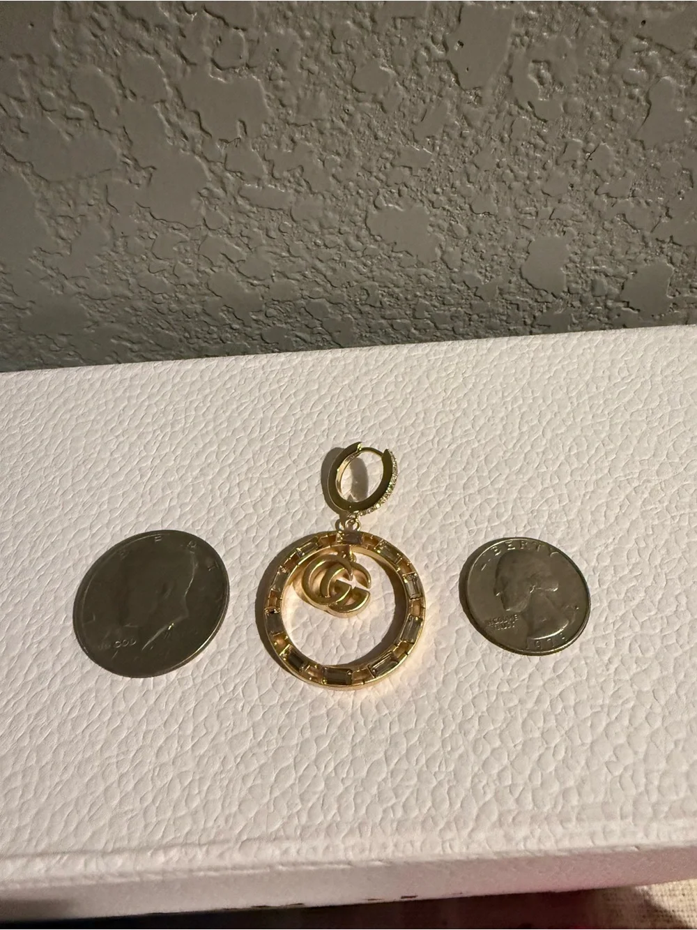 Gucci Gold Circle Earrings